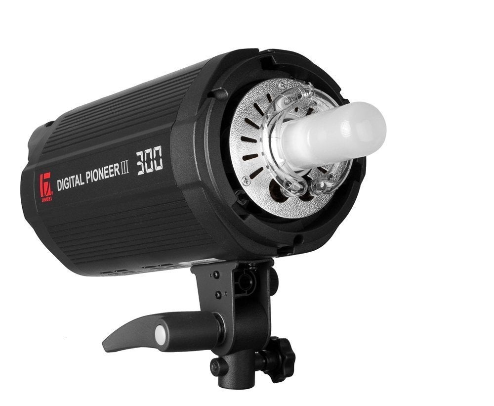 Jinbei studioflitser Digital pioneer II 300, Lamp of Flitsset, Gebruikt, Ophalen of Verzenden, Inclusief lampen