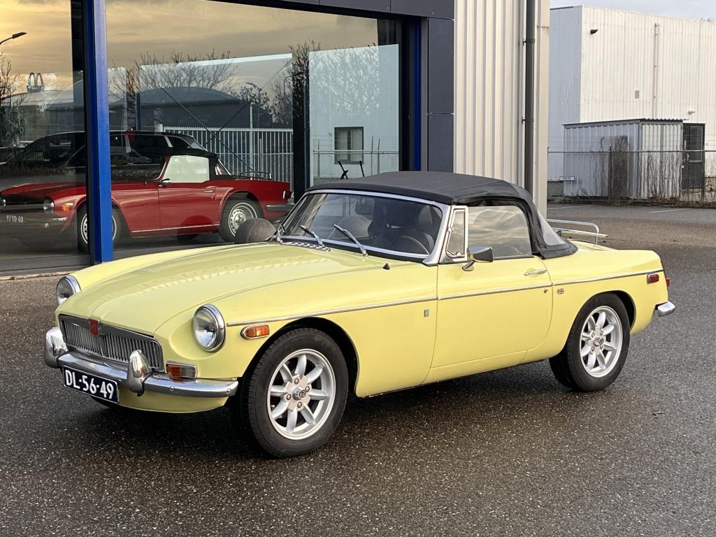 MG B 1.8 Roadster (bj 1969), Zwart, Cabriolet, Bedrijf, Handgeschakeld