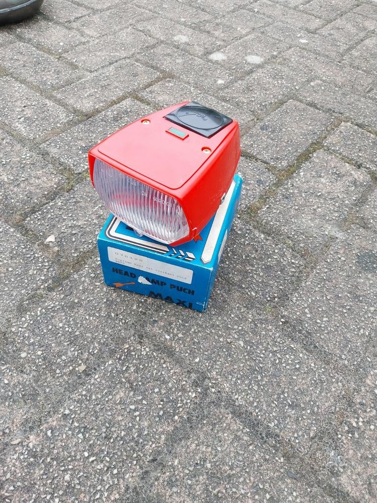 Puch maxi koplamp nos rood, Ophalen of Verzenden, Nieuw, Koplamp