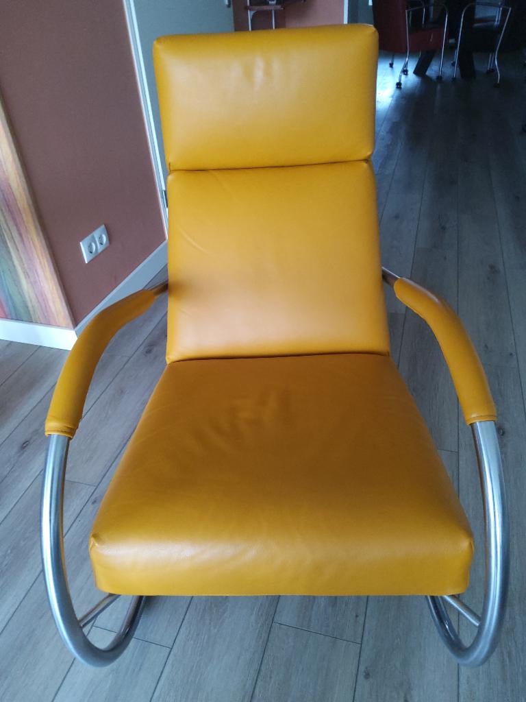 Fauteuil van Gerard van de Berg, Huis en Inrichting, Fauteuils, Ophalen, 75 tot 100 cm, Zo goed als nieuw, Metaal