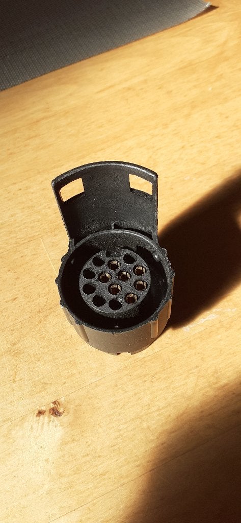 verloop stekker 7 naar 13 pins aanhanger oid., Ophalen, Zo goed als nieuw