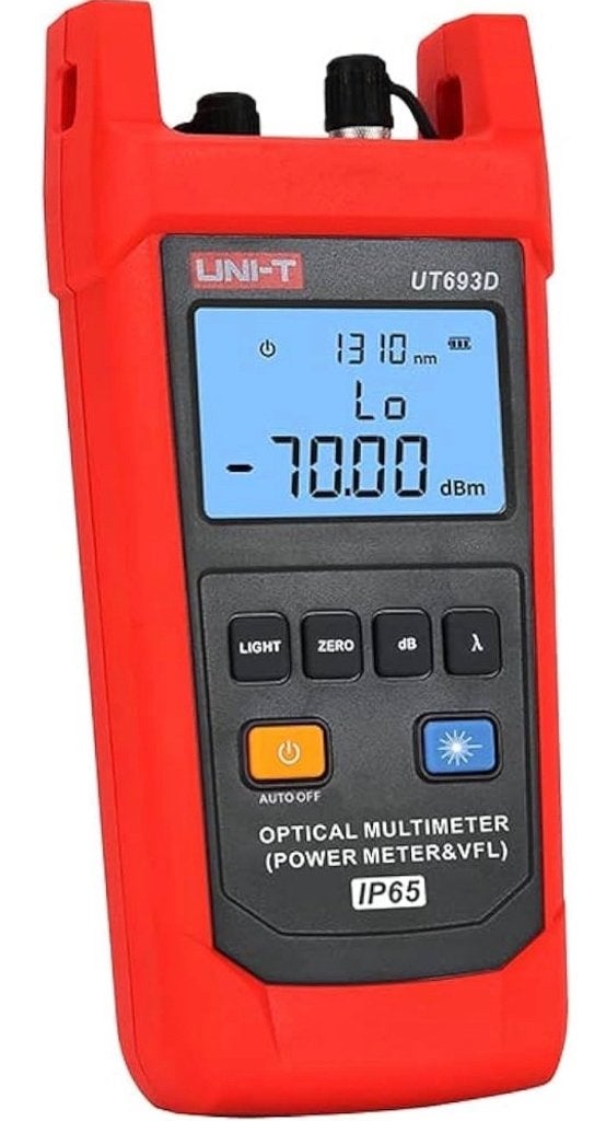 UT693D Optische Multimeter - Glasvezel Tester IP65, Ophalen, Nieuw, Licht