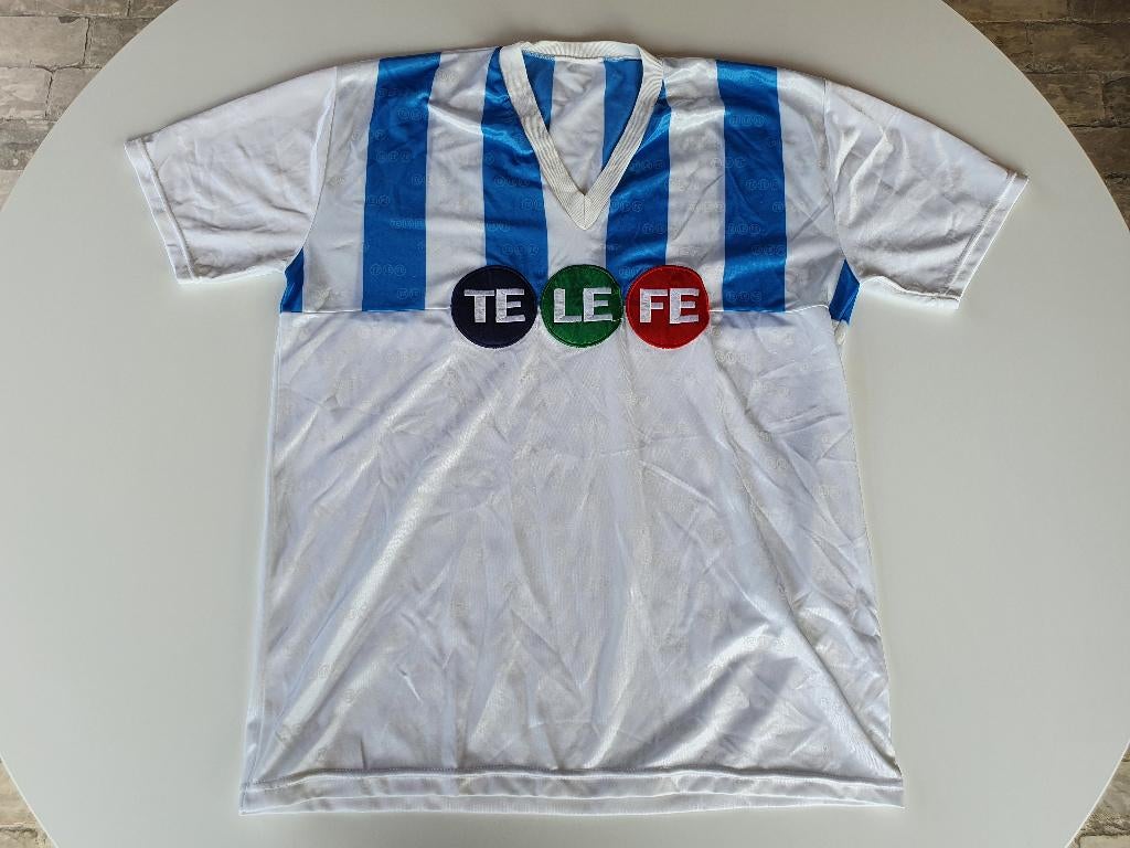 Vintage fanshirt / voetbalshirt Argentinië Telefe, Verzamelen, Ophalen of Verzenden, Gebruikt, Buitenlandse clubs, Shirt
