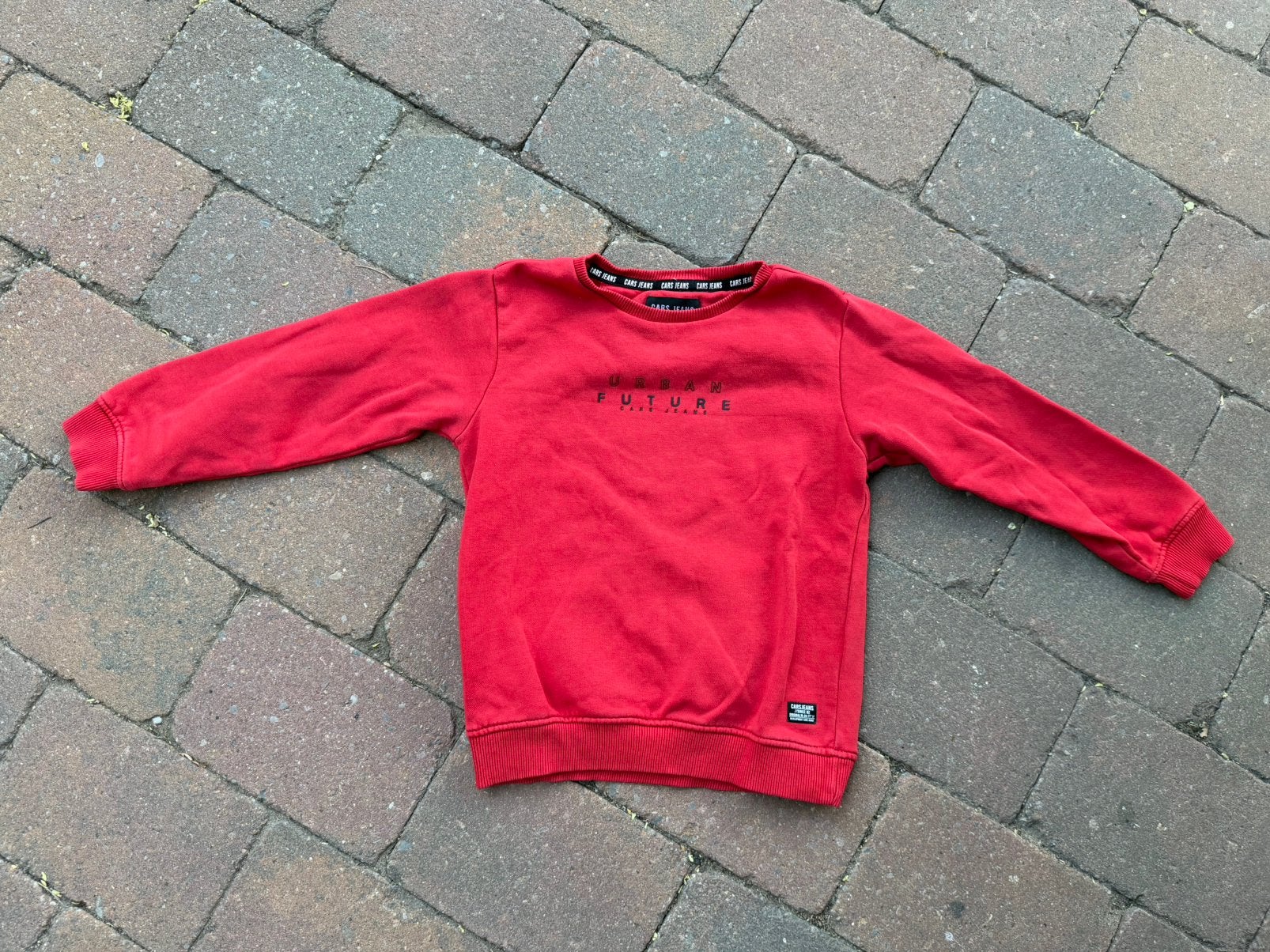 Cars jeans trui maat 128, Trui of Vest, Ophalen of Verzenden, Zo goed als nieuw, Jongen