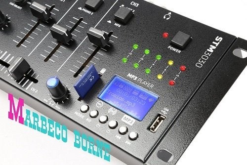 Mengpaneel, Muziek mixer, STM3030 4-Kanaals USB,MP3,BT,Rec, Vonyx, Nieuw, Info@marbeco.nl, Overige instrumenten
