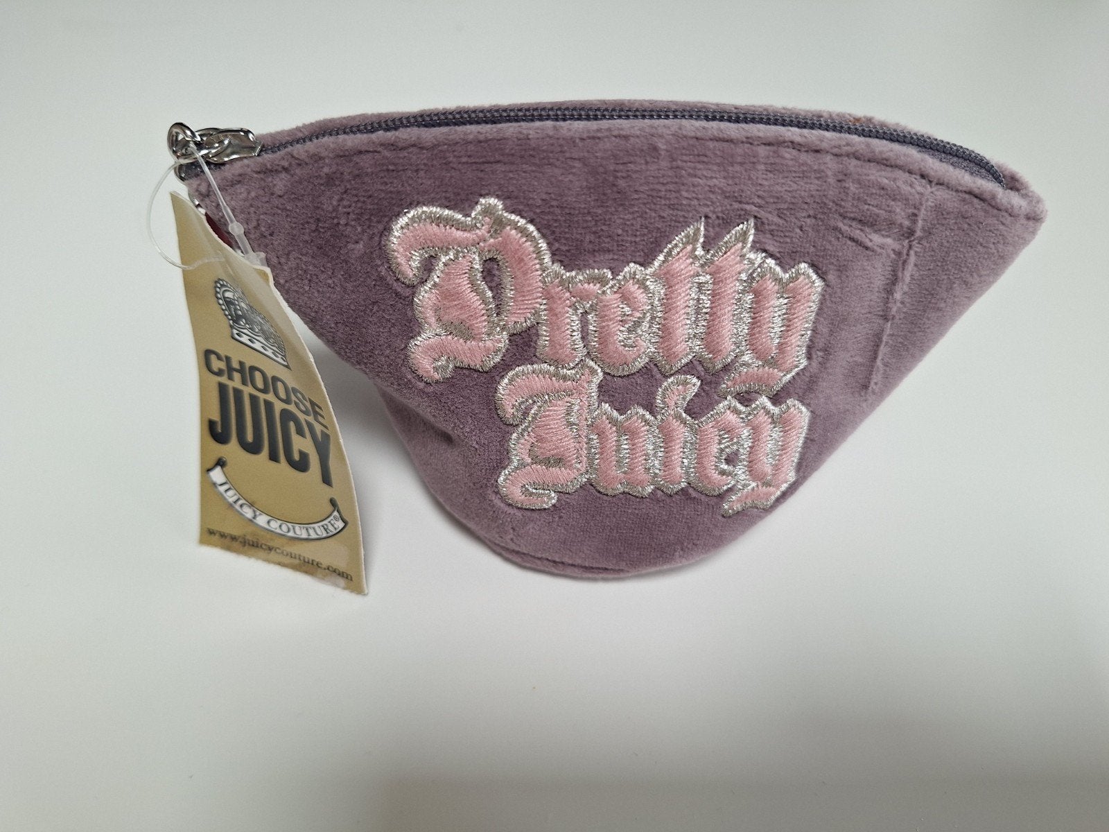 Juicy Couture 'Pretty Juicy' make-up tasje/portemonnee, Verzenden, Nieuw, Paars, Overige typen