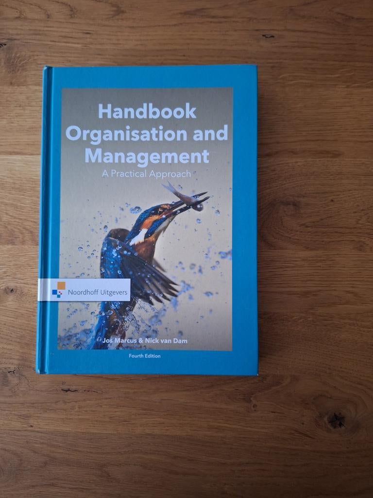 Studieboek: Handbook Organisation and Management, Ophalen of Verzenden, Zo goed als nieuw, Management