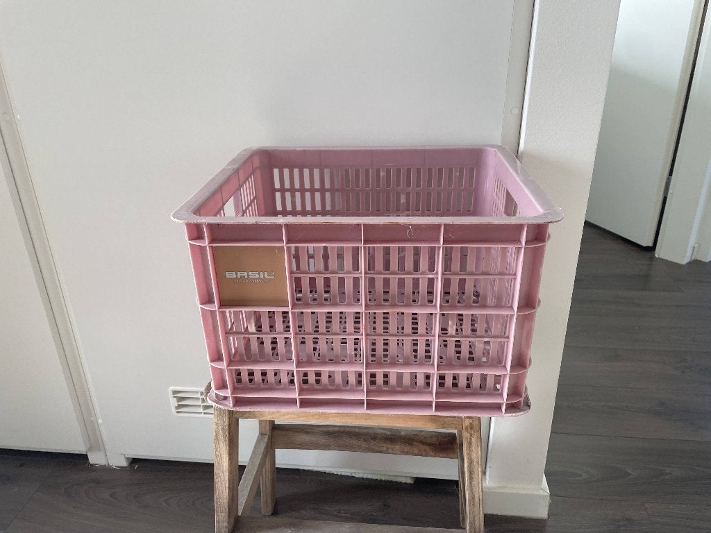Basil fiets krat Rose / Bike Basket Pink, Ophalen of Verzenden, Gebruikt, Overige merken