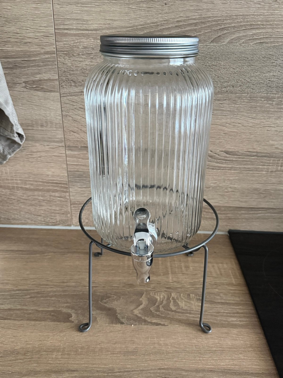 IKEA Drankdispenser met standaard, Ophalen, IKEA, Zo goed als nieuw, Glas