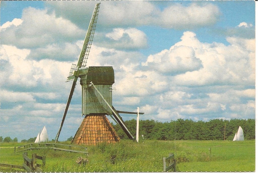 Ansichtkaart Spinnenkopmolen Goingahuizen Friesland, Ophalen of Verzenden, 1960 tot 1980, Gelopen, Friesland