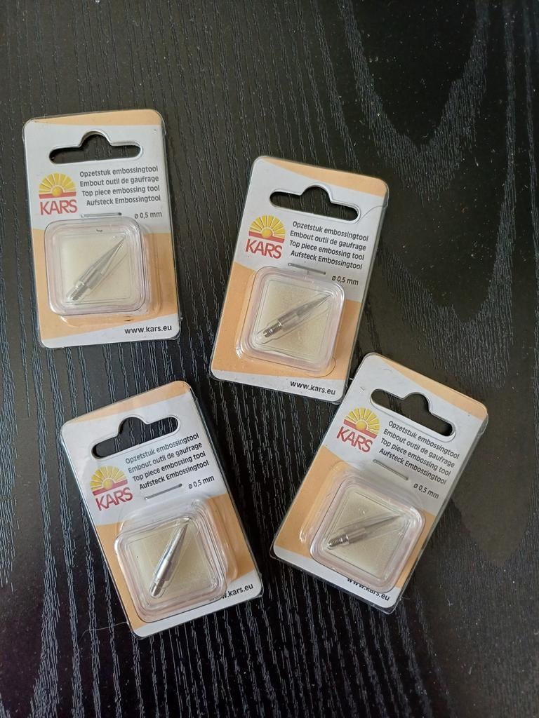 Embossing opzetstuk,x4., Ophalen of Verzenden, Nieuw, Overige thema's, Overige typen