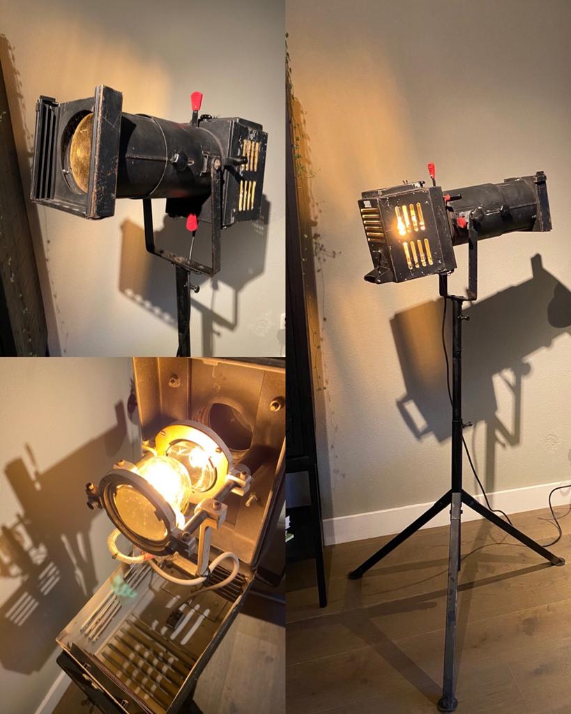 Vintage theaterlamp jaren 70, Ophalen, Zo goed als nieuw