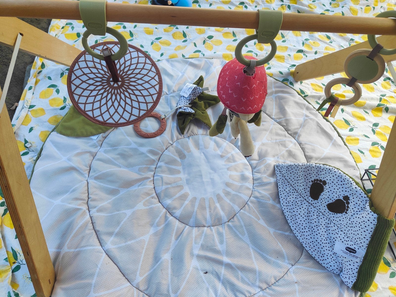 Tiny Love Speelkleed met Babygym en Mobiel, Ophalen, Zo goed als nieuw, Speelkleed, Met geluid
