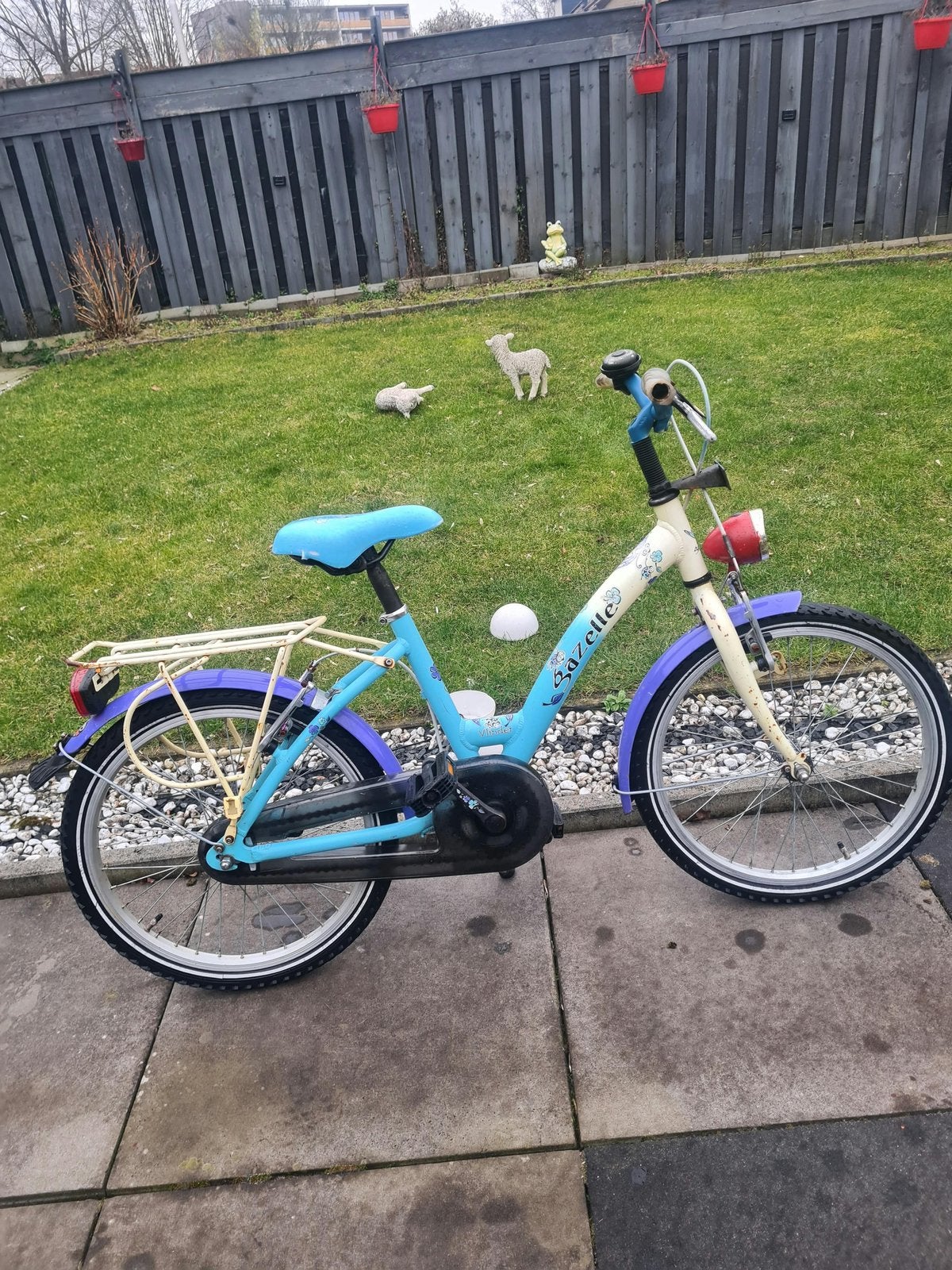 Twee meisje fiets, Ophalen, Gebruikt, 20 inch