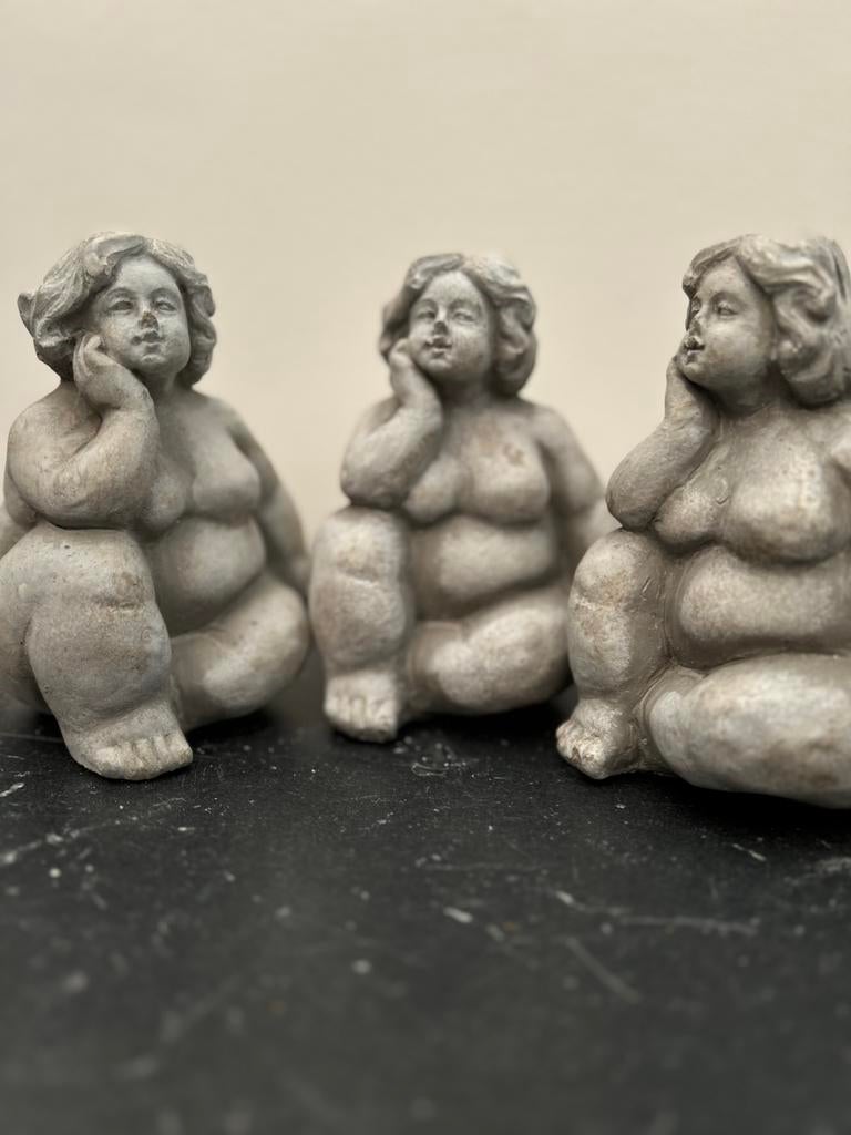 3 x zware “dikke” dame decoratie in tuin binnen pr.p.stuk, Ophalen of Verzenden, Zo goed als nieuw, X, X