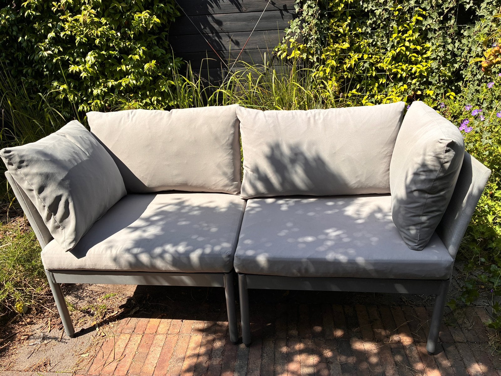 3delige Tuinbank (2 zit-3zitter), Ophalen, Hout