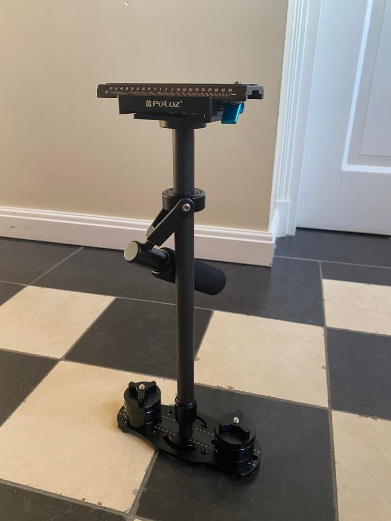 Handheld stabilizer Puluz voor camera - nieuw in koffer, Ophalen, Zo goed als nieuw, Statief of Scherm