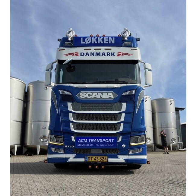 Fox Parts Zonneklep Scania NG Recht 39 cm, Ophalen, Gebruikt, Scania