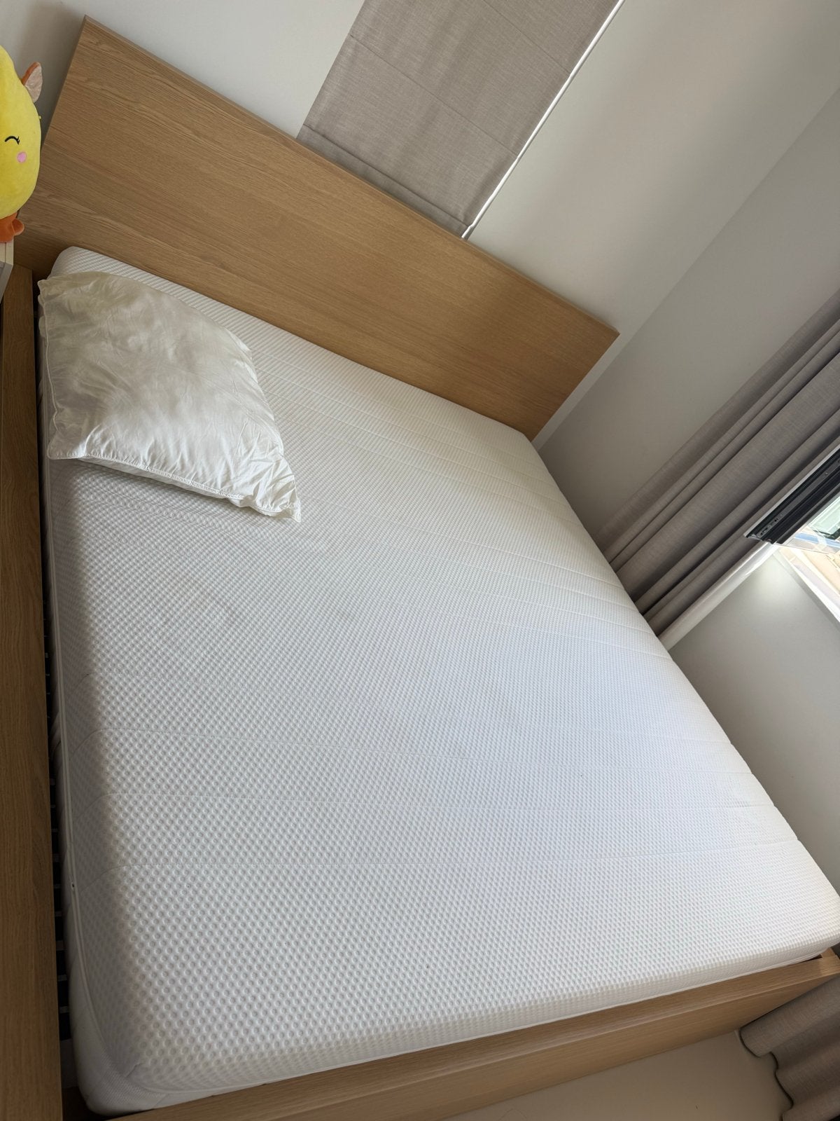IKEA Malm bed - Zo goed als nieuw, Bruin, Tweepersoons, Ophalen of Verzenden, Zo goed als nieuw
