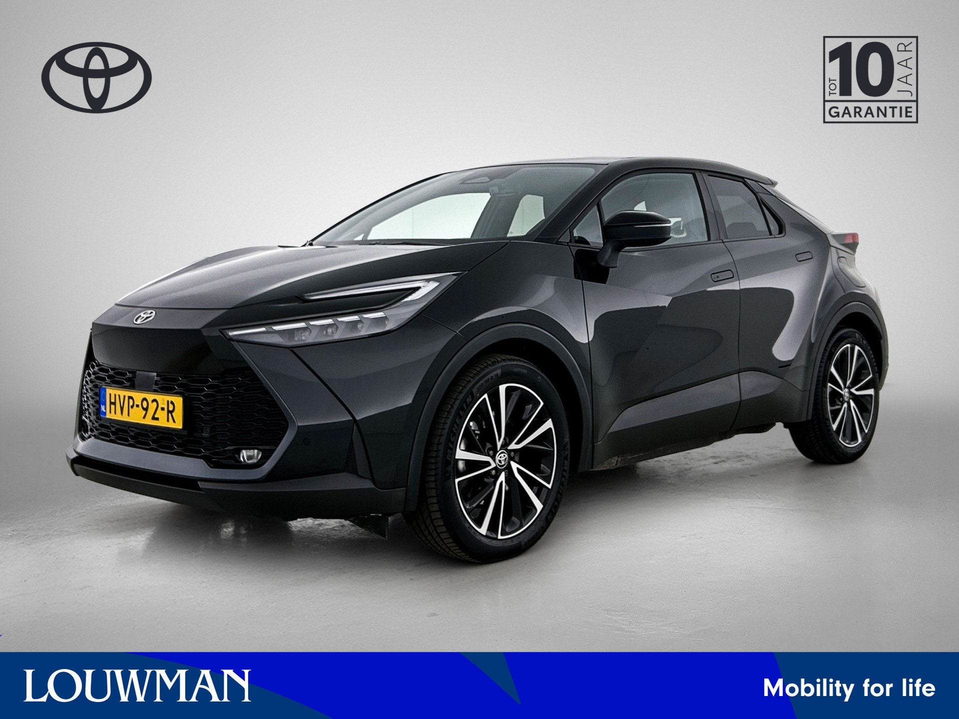 Toyota C-HR 2.0 Plug-in Hybrid 220 Executive | BTW voertuig, Automatische klimaatregeling, 4 cilinders, Leder en Stof, Zwart