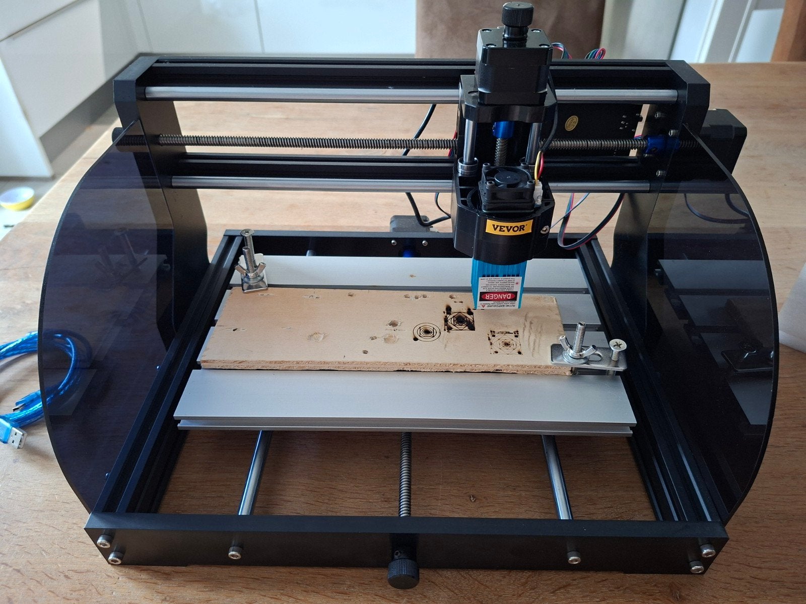 S3018 Pro CNC Laser Engraving Machine + Frees, Gebruikt, Vevor, Overige soorten, Ophalen of Verzenden
