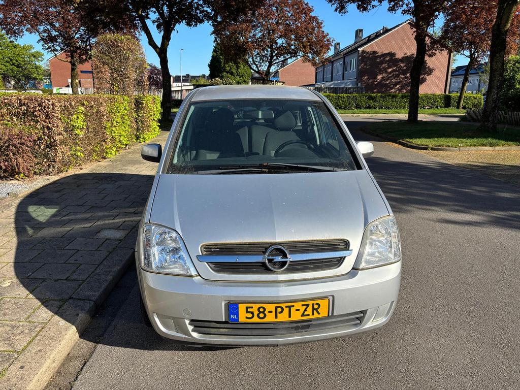 Opel Meriva 1.4 16V 2004 Grijs, Auto's, Voorwielaandrijving, 4 cilinders, Handgeschakeld, 1364 cc