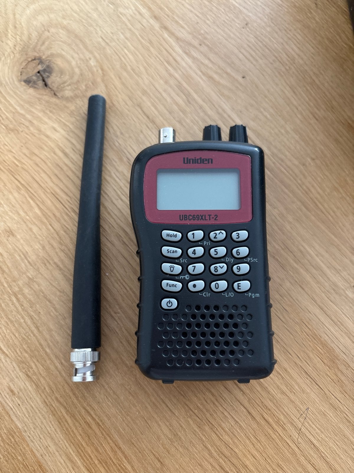 Uniden UBC69XLT-2 Handscanner met Antenne, Ophalen of Verzenden, Zo goed als nieuw, Portofoon of Walkie-talkie