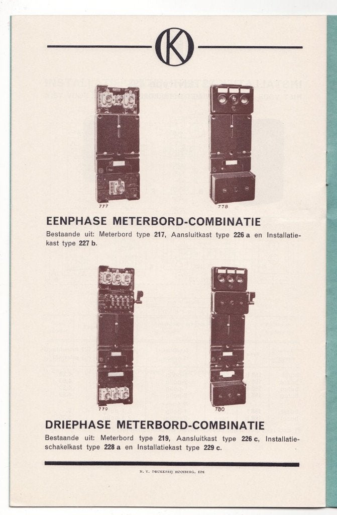 Okaliet gebr. van der Veen Leeuwarden folder catalogus 1938, Verzenden, Gelezen, Folder