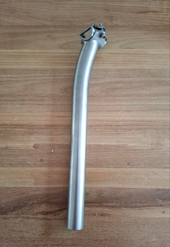 Zgan Titanium zadelpen.  31.6 diameter.  Zie omschrijving, Fietsen en Brommers, Fietsonderdelen, Overige typen, Ophalen of Verzenden