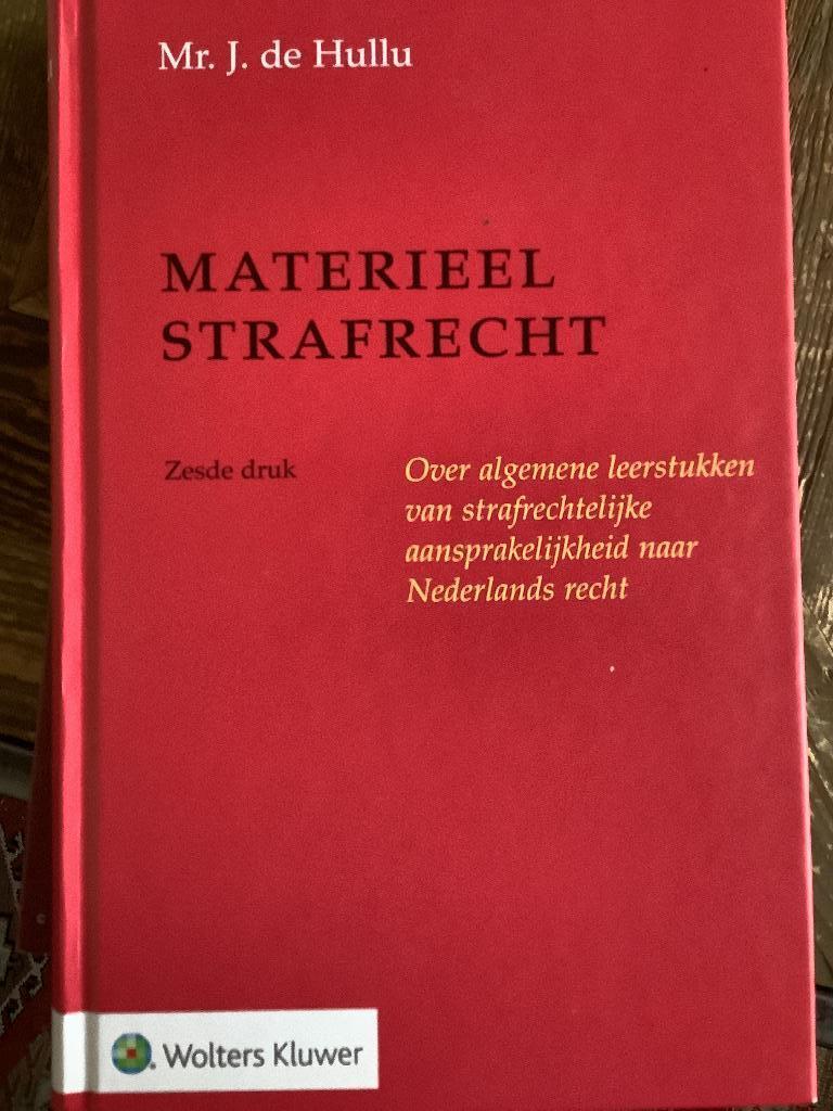 Materieel Strafrecht, Ophalen of Verzenden, Wolters Kluwer, Alpha, WO