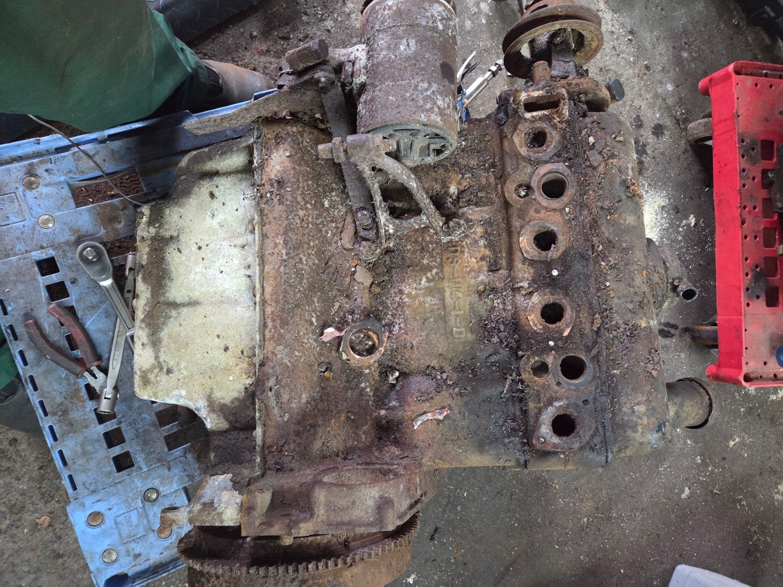 Citroën U23/ traction Motor - Oldtimer Onderdeel, Auto-onderdelen, Ophalen, Gebruikt, Citroën