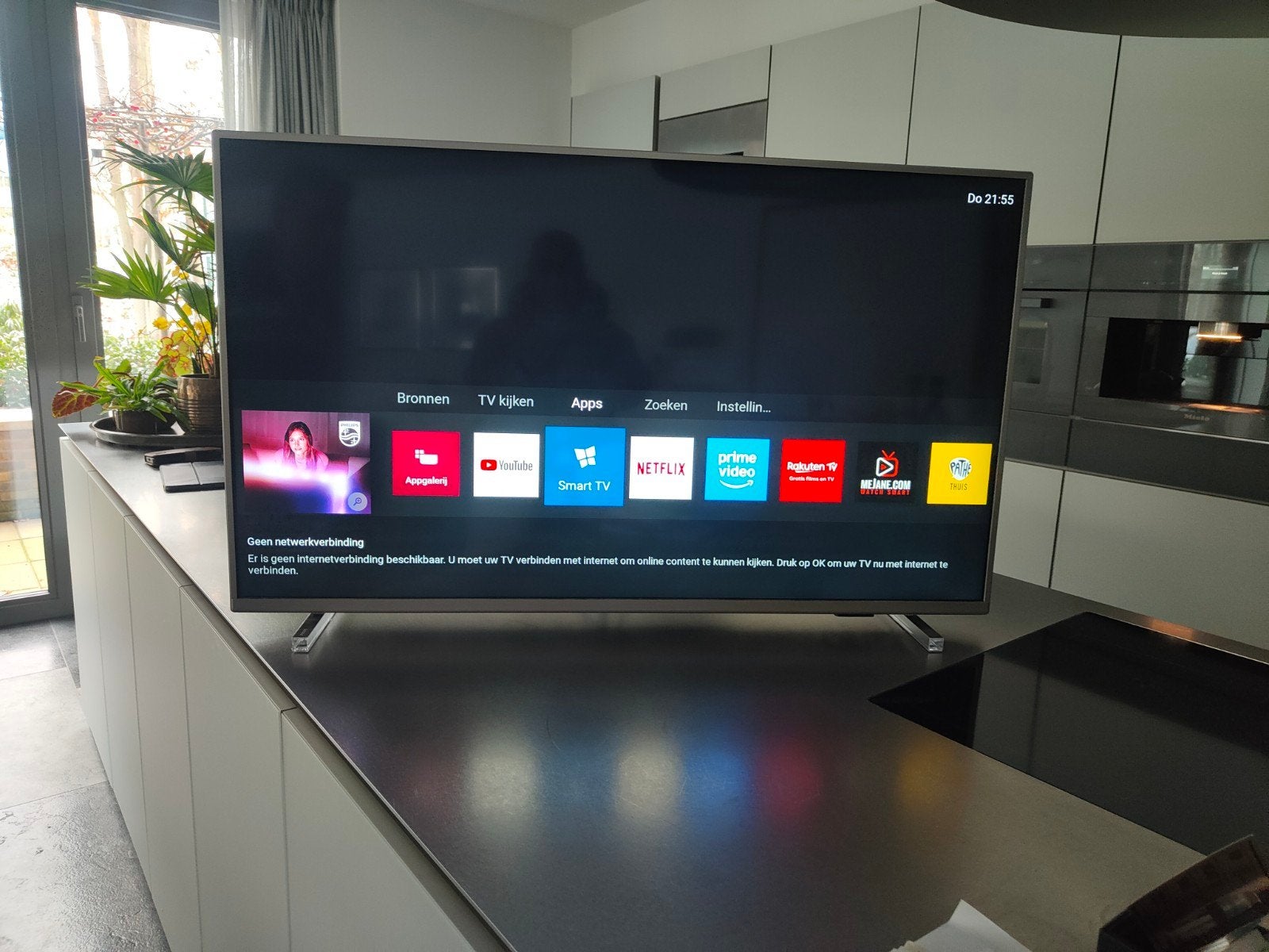 43 inch Philips 4k ultra HD smart tv., Ophalen, Philips, LED, 50 Hz
