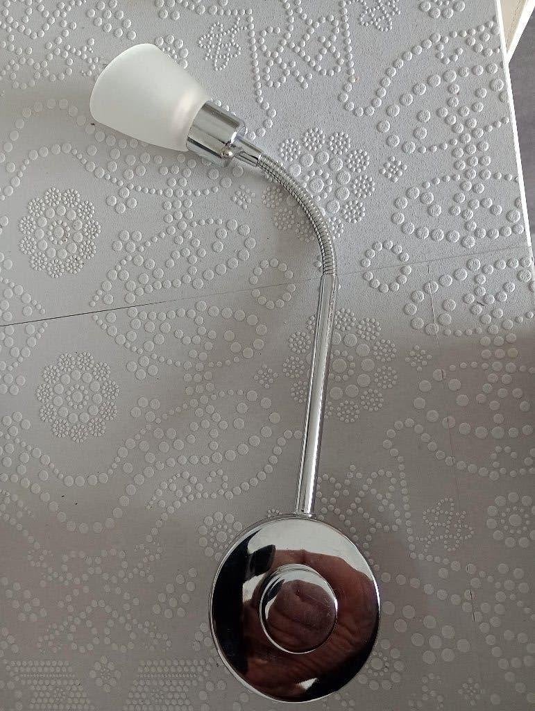 Stopcontactlamp, Ophalen of Verzenden, Zo goed als nieuw, Glas