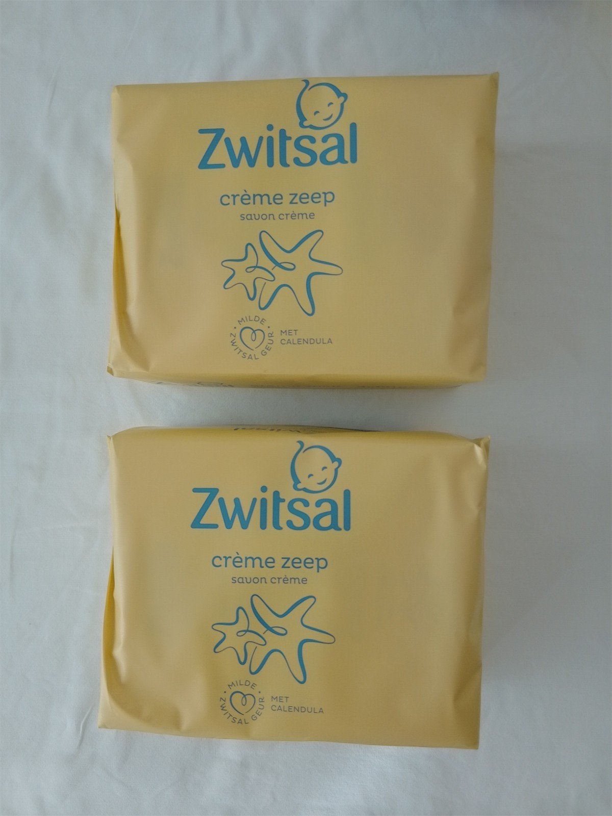 2x Zwitsal Crème Zeep (4x90g) - Milde Zeep met Calendula, Ophalen of Verzenden, Nieuw, Badje, Overige merken