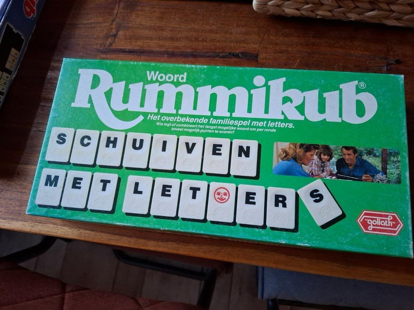 Rummikub Woord Schuiven met Letters - Goliath, Drie of vier spelers, Ophalen of Verzenden, Gebruikt, Goliath