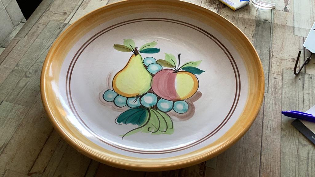Bord of fruitschaal, Ophalen of Verzenden, Zo goed als nieuw, Overige stijlen, Bord(en)