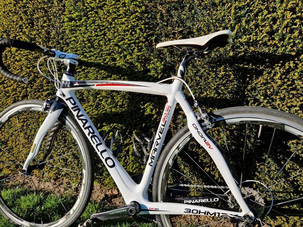 Pinarello Marvel Carbon Racefiets 51.5 Ultegra zeer compleet, Carbon, 49 tot 53 cm, Meer dan 20 versnellingen, Ophalen