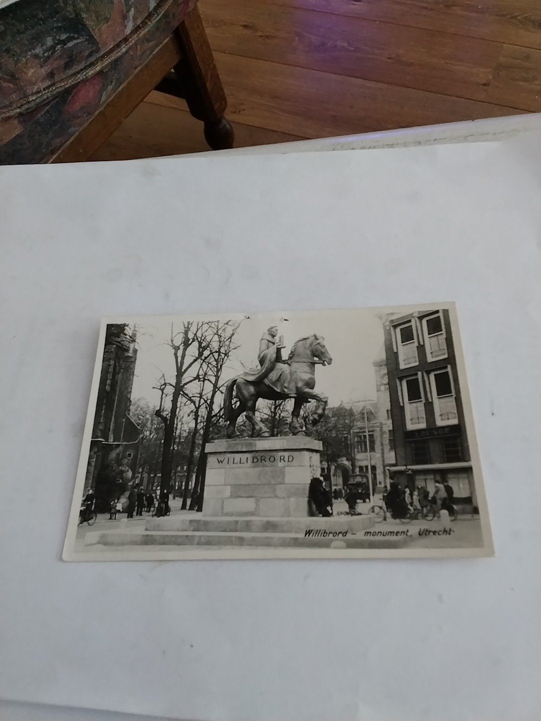 Oude ansichtkaart Willibrord monument Utrecht, Ophalen of Verzenden, Voor 1920, Ongelopen, Utrecht
