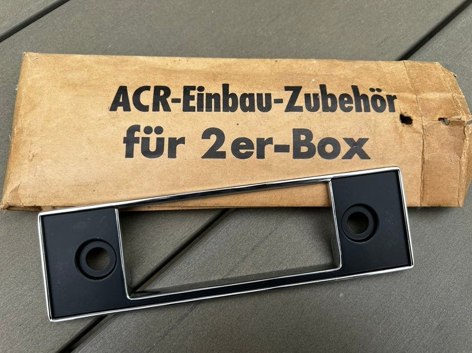 Nieuw frontje voor oldtimer Blaupunkt Bamberg Autoradio, Ophalen of Verzenden, Nieuw