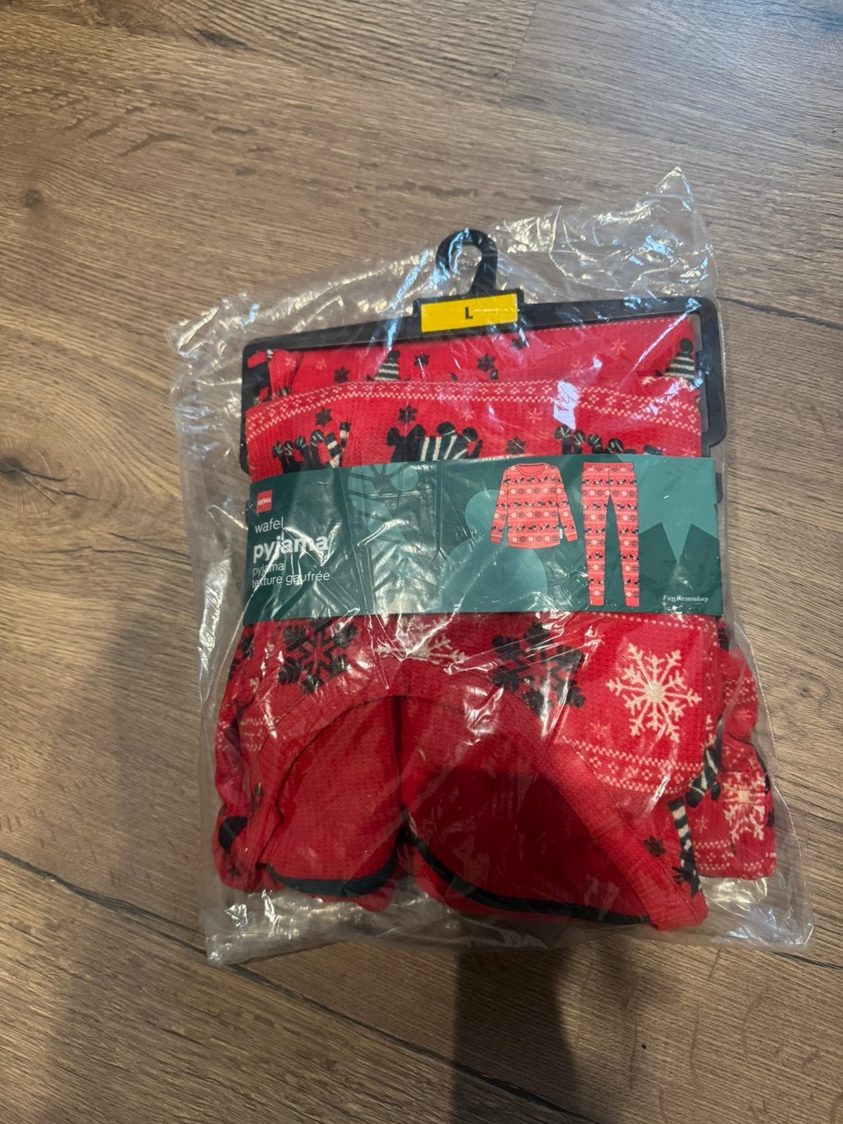 HEMA Takkie en Siepie wafel pyjama maat L nieuw, Verzenden, Nieuw, Maat 42/44 (L)