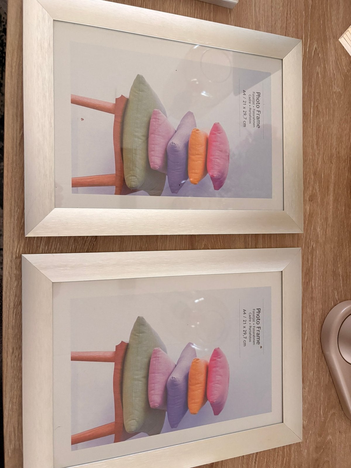 2 zilveren fotolijstje, Gebruikt, 21 cm, Ophalen of Verzenden, Fotolijst