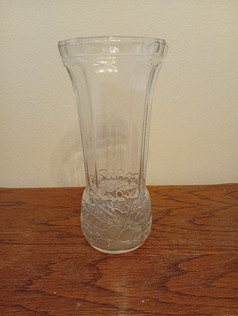 Art Deco vaas, Huis en Inrichting, Ophalen of Verzenden, Zo goed als nieuw, Overige kleuren, Glas