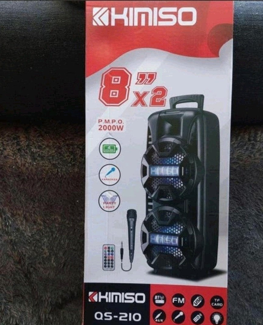 radio,party, karaoke speaker (NIEUW)., Ophalen of Verzenden, Nieuw, Complete set