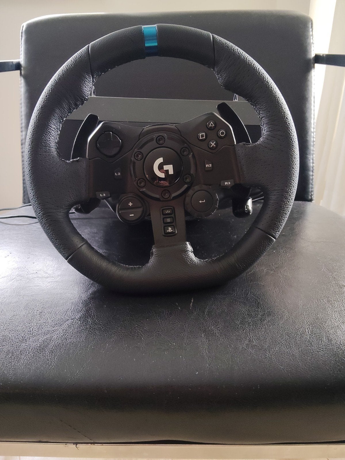 Logitech G923 TRUEFORCE Racestuur en Pedalen voor PS4/PC, Ophalen, Racestuur, Force feedback, PlayStation