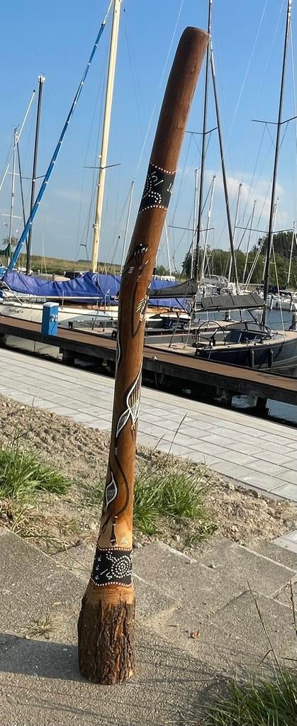 Originele australische didgeridoo in F, Ophalen of Verzenden, Zo goed als nieuw