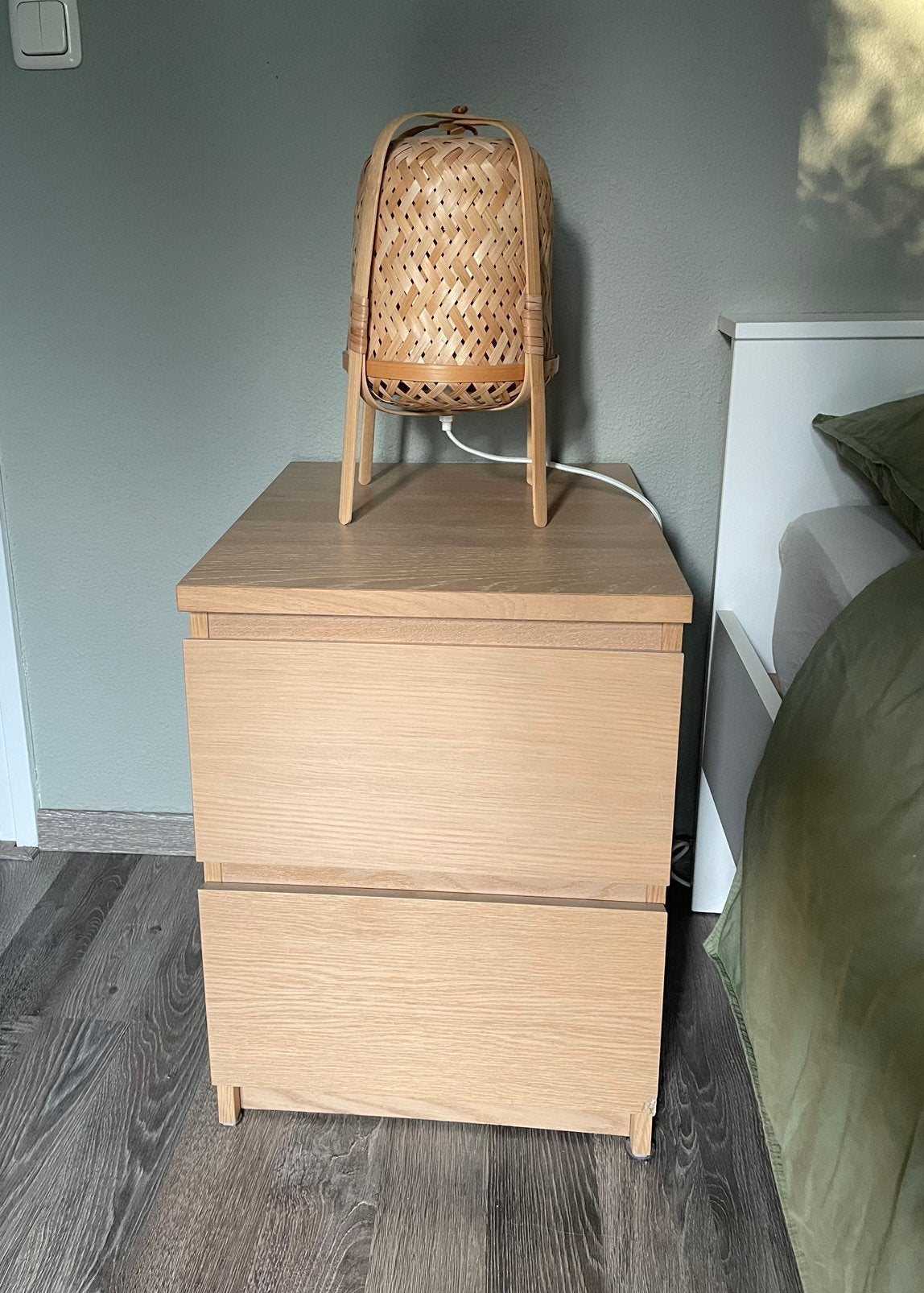 Twee nachtkastjes Ikea Malm, Ophalen, Gebruikt, Minder dan 45 cm, Minder dan 55 cm