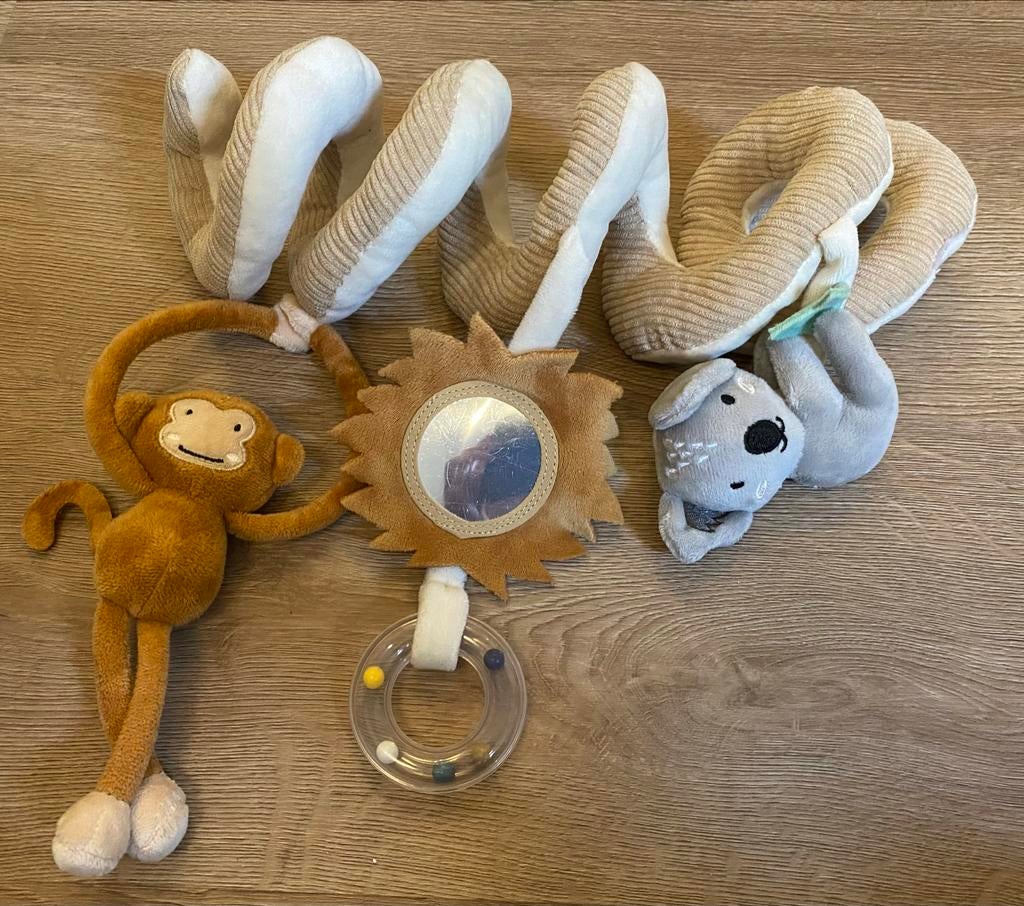 Boxspiraal met aap, koala en spiegel, Ophalen, Gebruikt, Overige typen