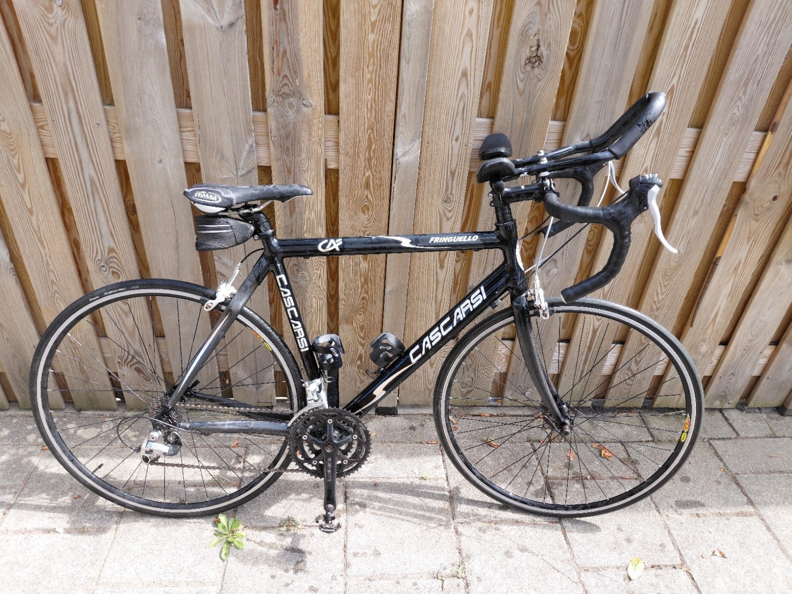 Cascarsi Fringuello wielrenner/racefiets - Zwart, goed onder, Overige merken, 28 inch, Gebruikt, Aluminium