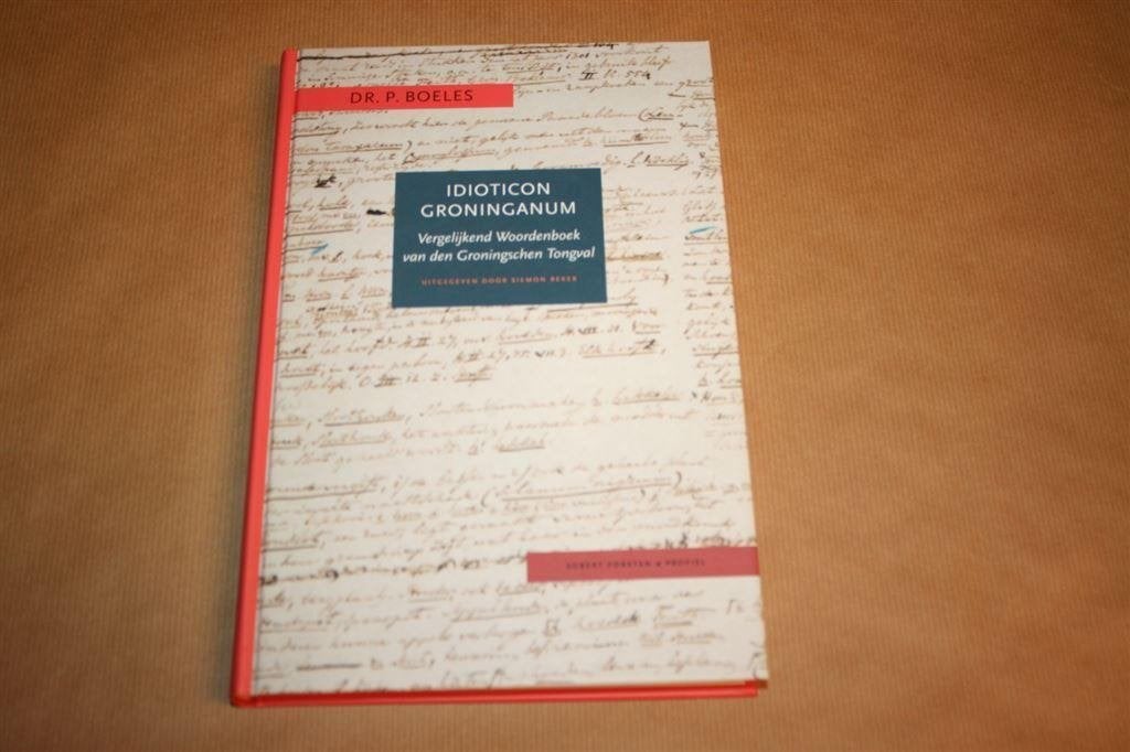 Idioticon Groninganum. Woordenboek Groningschen tongval., Ophalen of Verzenden, Zo goed als nieuw