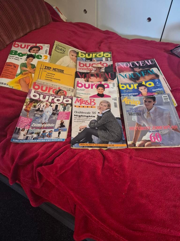 Burda en andere modebladen, Ophalen of Verzenden